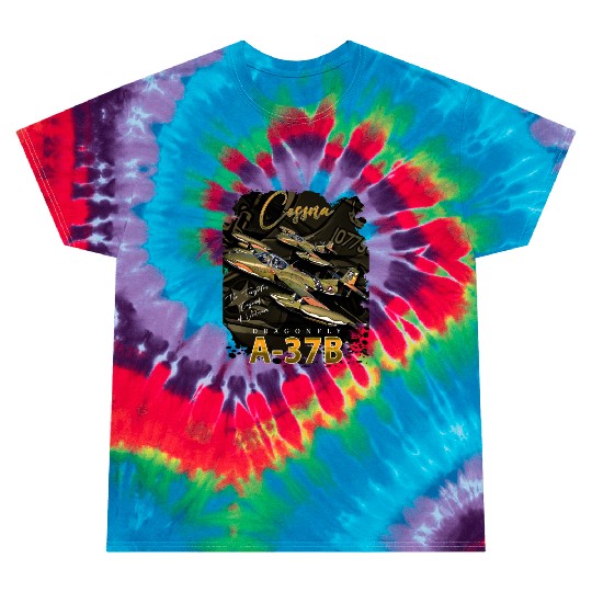 Cessna A-37 Dragonfly American Light Attack Plane Tie Dye T Shirts