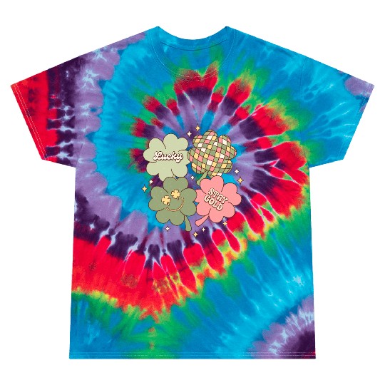Retro Shamrocks Tie Dye T Shirts