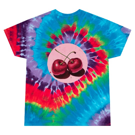 Realistic Cherry Tie Dye T Shirts