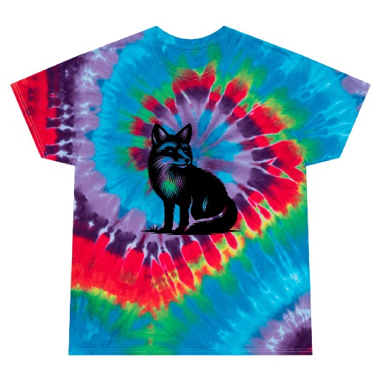 Cute, Clever Fox Tie Dye T Shirts