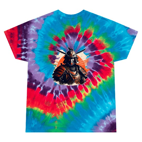 Vintage Samurai Tie Dye T Shirts