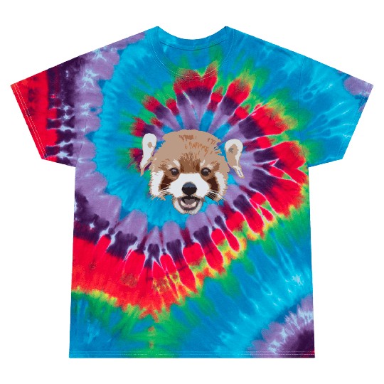 Red Panda Surprise Tie Dye T Shirts