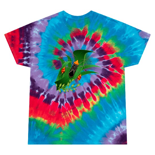 Anisoscelis alipes leaf-footed bug and green leave Tie Dye T Shirts