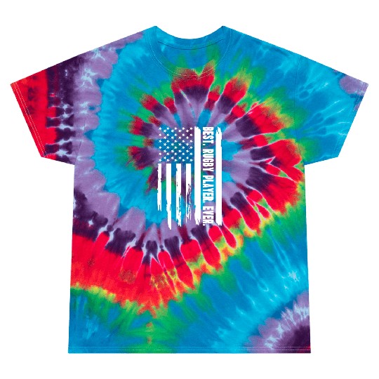 Rugby US Flag Rugby Player - Best Rugby Player Eve Tie Dye T Shirts