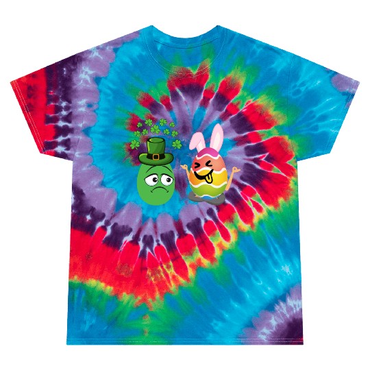 Easter Meets St. Patrick's A Festive Holiday Fusio Tie Dye T Shirts