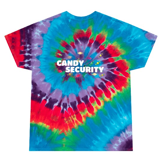 Candy Security Mom Dad Matching Birthday Costume Tie Dye T Shirts