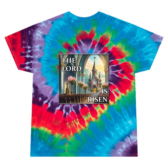 Happy Easter Sunday in Church Tie Dye T Shirts
