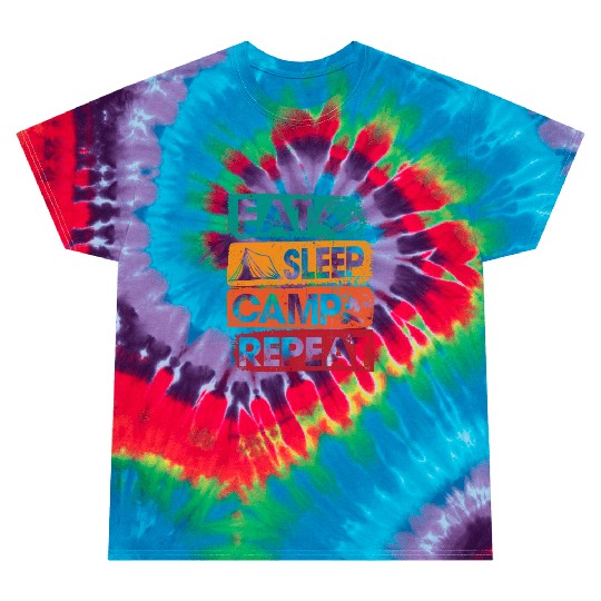 Hiking Camping Nature Tie Dye T Shirts