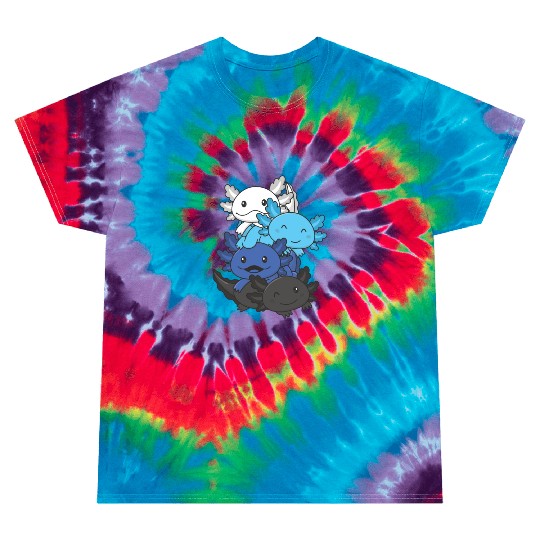 Transmasc Flag Pride Lgbtq Cute Axolotl Stack Tie Dye T Shirts