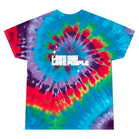 Love God, Love People Tie Dye T Shirts
