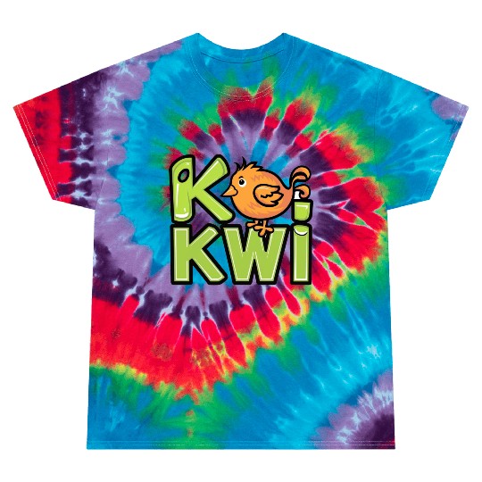 Kiwi Bird Cartoon Tie Dye T Shirts