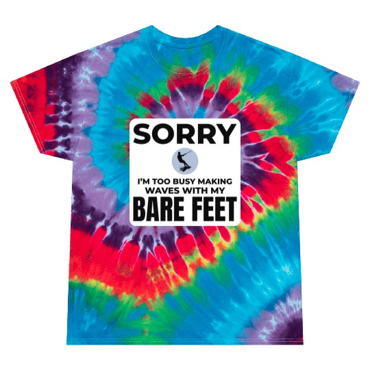 Barefoot Water Skiing Extreme Sports Barefooting Tie Dye T Shirts