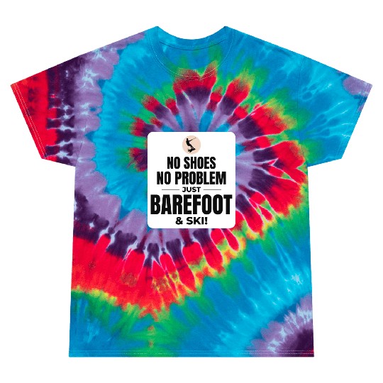 Barefoot Water Skiing Extreme Sports Barefooting Tie Dye T Shirts