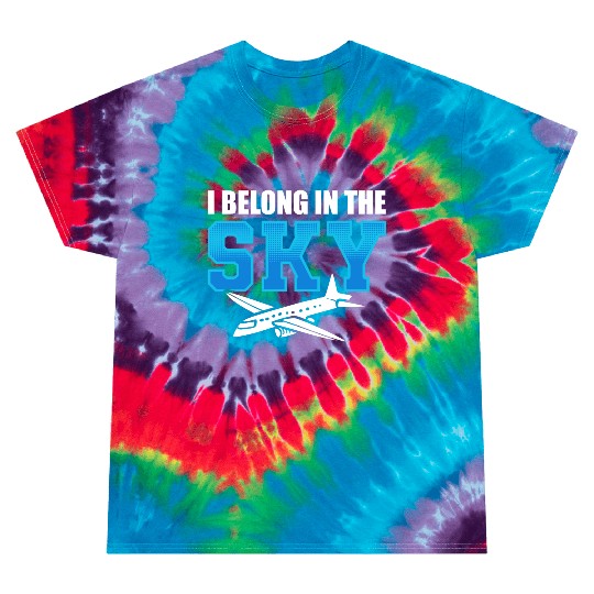 Funny Flight Attendant Airline Stewardess Tie Dye T Shirts