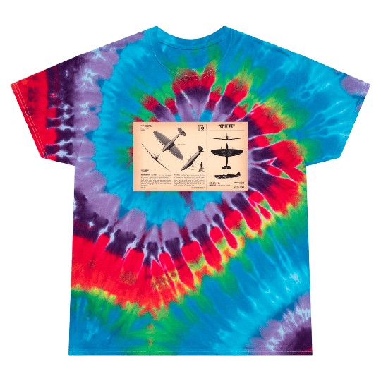 Spitfire Recognition Sheet Tie Dye T Shirts