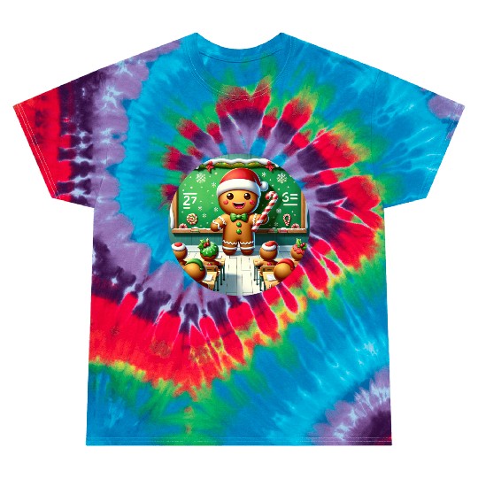 Gingerbread Teach's Yuletide Class Tie Dye T Shirts