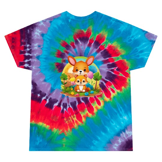 Kangaroo Kingdom Threads: Embrace Nature's Harmony Tie Dye T Shirts