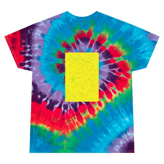 Green stars on a yellow background Tie Dye T Shirts