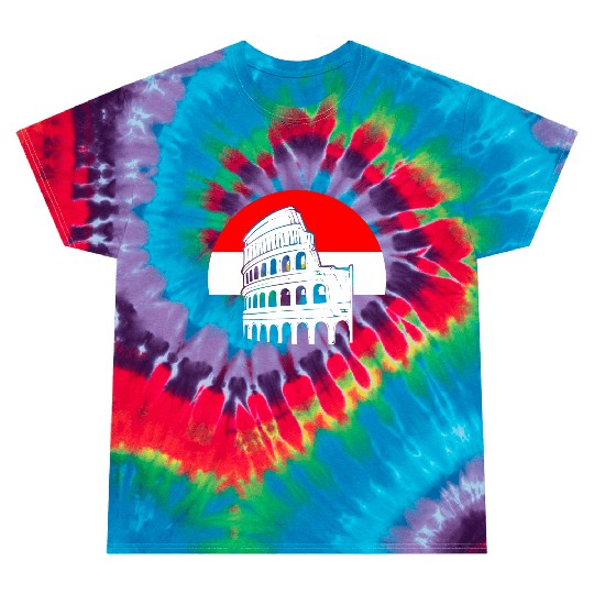 Rome Colosseum Sunset Event Coordinator Tie Dye T Shirts