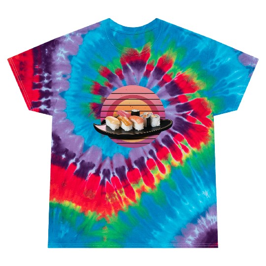 Retro sushi Tie Dye T Shirts