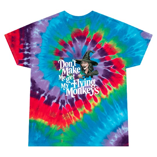 Wicked Witch Flying Monkeys Tie Dye T Shirts
