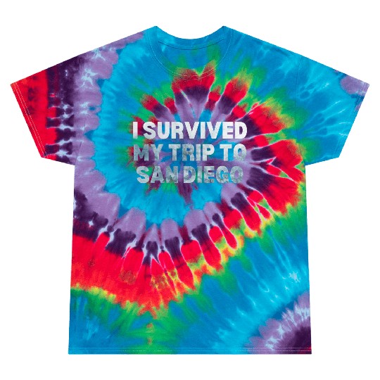 My Trip Traveler Vacation San Diego Tie Dye T Shirts