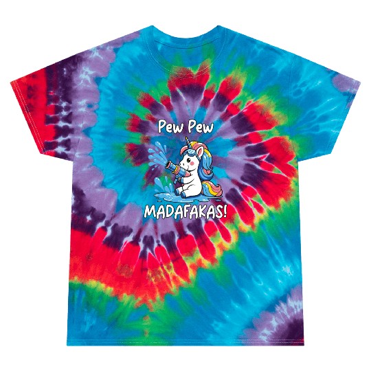 Funny | Hilarious Gift Idea | Pew Pew Madafakas Tie Dye T Shirts
