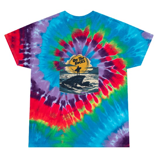 On The Rocks Surfing Tie Dye T Shirts