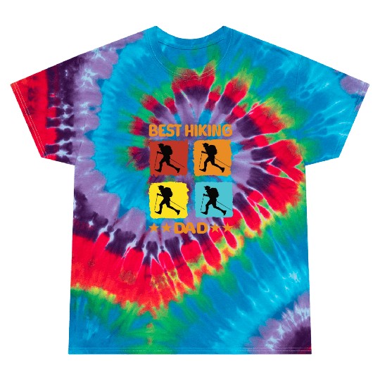 Best Hiking Dad Tie Dye T Shirts