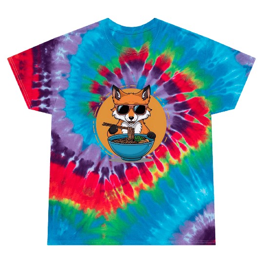 A Cute Fox Tie Dye T Shirts