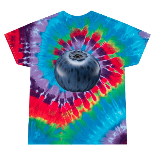 Blueberry Realistic Tie Dye T Shirts