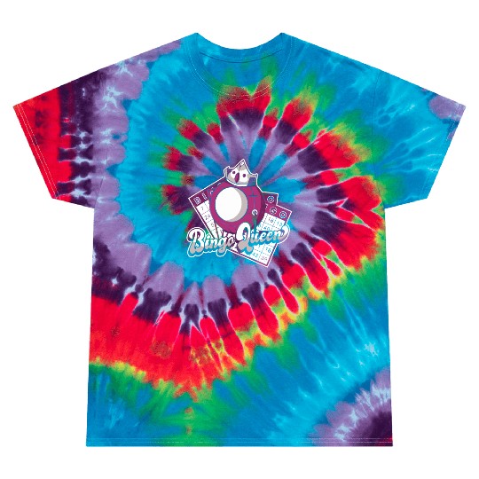 Bingo Queen Professional Caller Daubers Bingo Tie Dye T Shirts