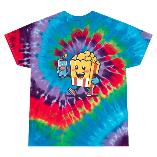 Popcorn and Soda: Moments of Joy Tie Dye T Shirts