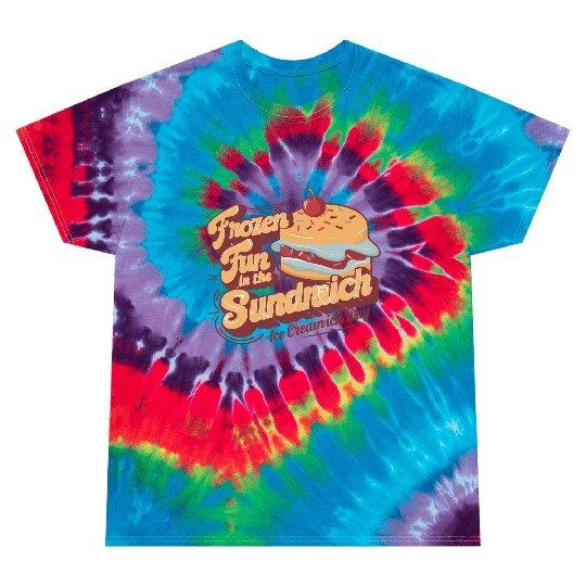 Ice Cream Sandwich Tie Dye T Shirts