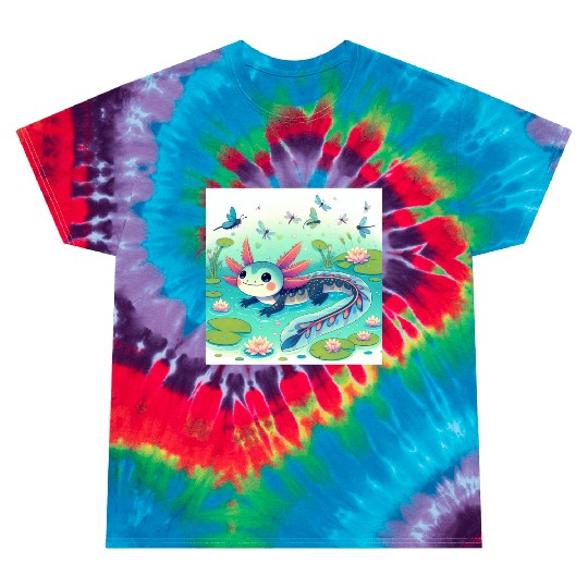 The axolotl-aye-aye Tie Dye T Shirts