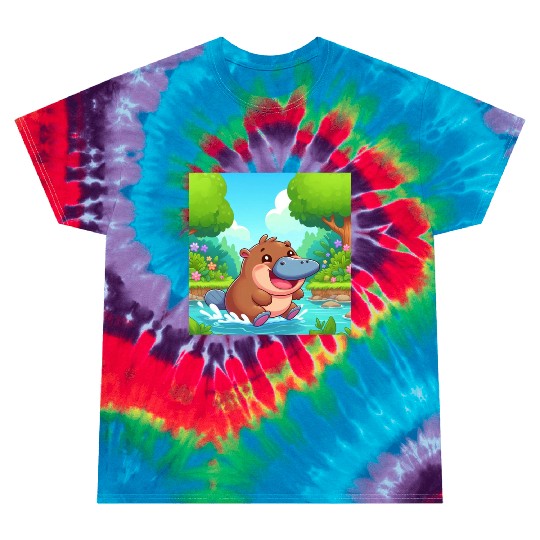 The hippo-platypus Tie Dye T Shirts