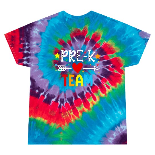 Pre-K Team - Preschool Teacher Tie Dye T Shirts