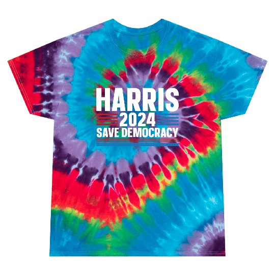 Kamala Harris for President Vote 2024 Tim Walz Tie Dye T Shirts