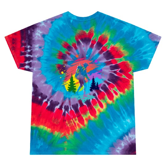 Hiking Solo Summit Tie Dye T Shirts