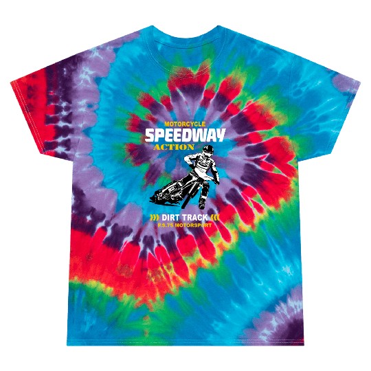 Motorcycle Speedway Racing Tie Dye T Shirts