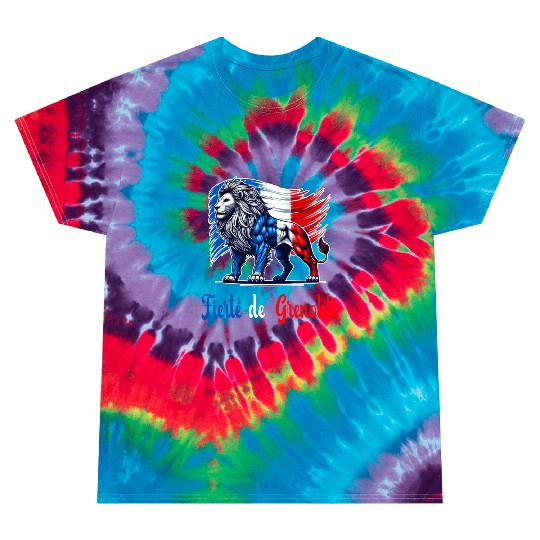 The proud Grenoble flag design Tie Dye T Shirts