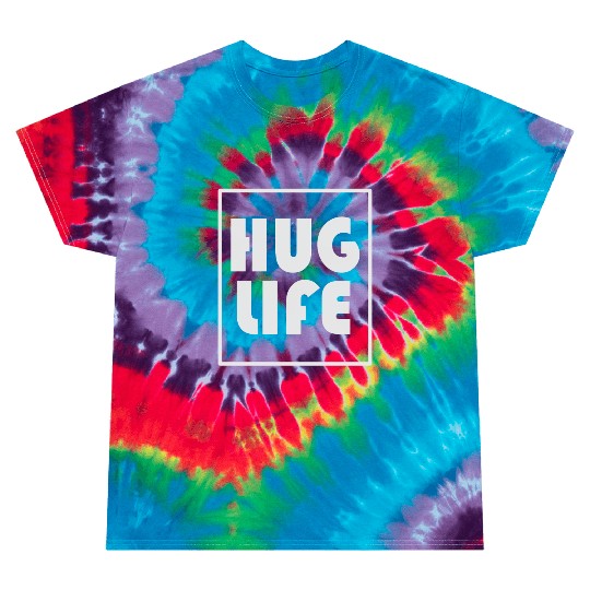 Hug Life Retro Style Tie Dye T Shirts