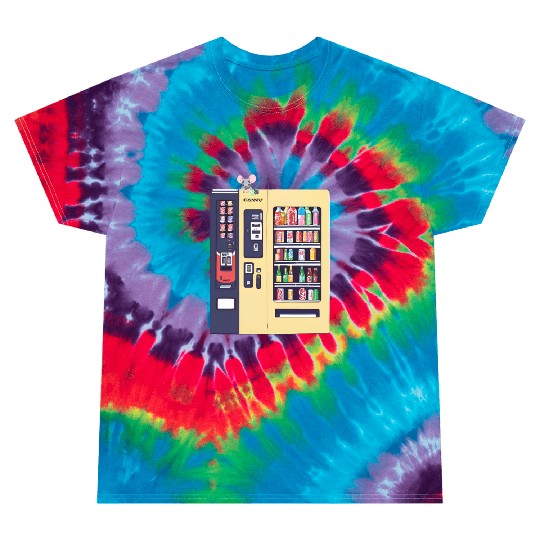 Japanese vending machine with little friend. Tie Dye T Shirts