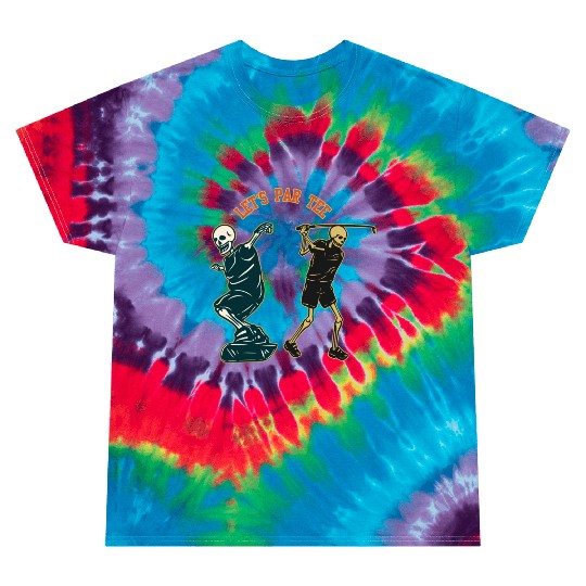 Tie Dye T Shirts Softstyle unisexe patineur squelette