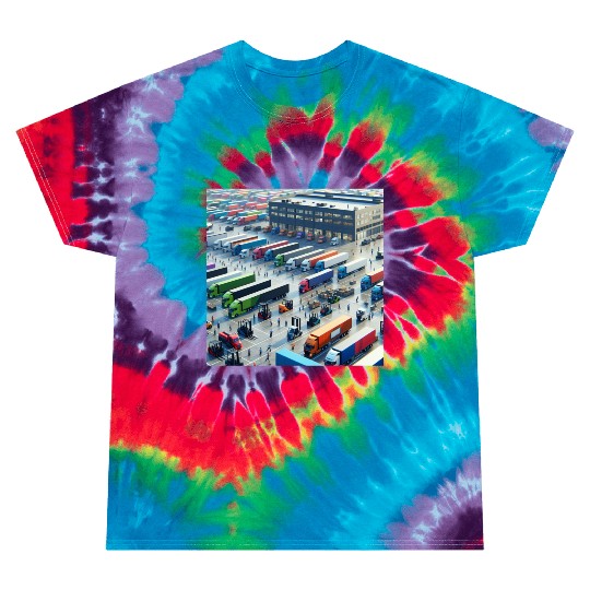 Big Trucking Company Tie Dye T Shirts