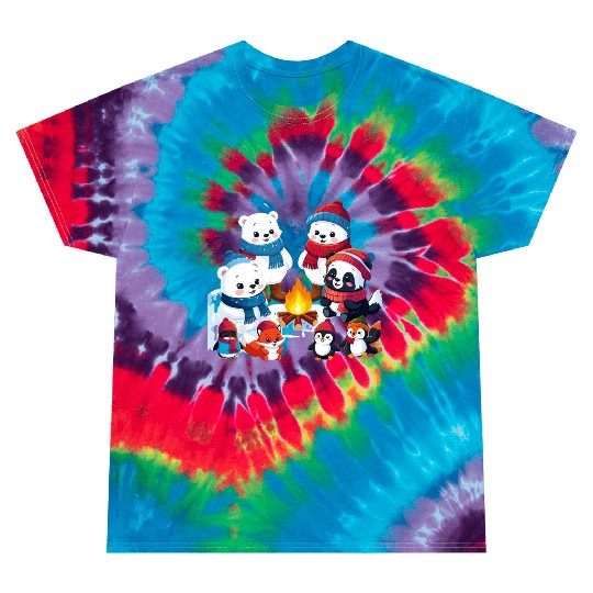 Winter Wonderland Critters Tie Dye T Shirts