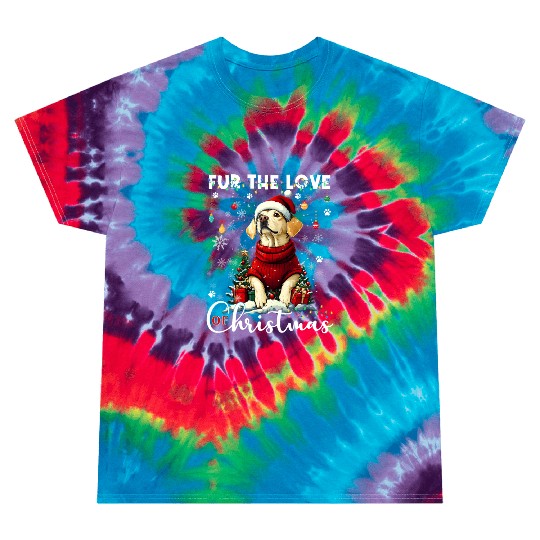 Labrador Retriever Christmas Tree Decorations Dog Tie Dye T Shirts