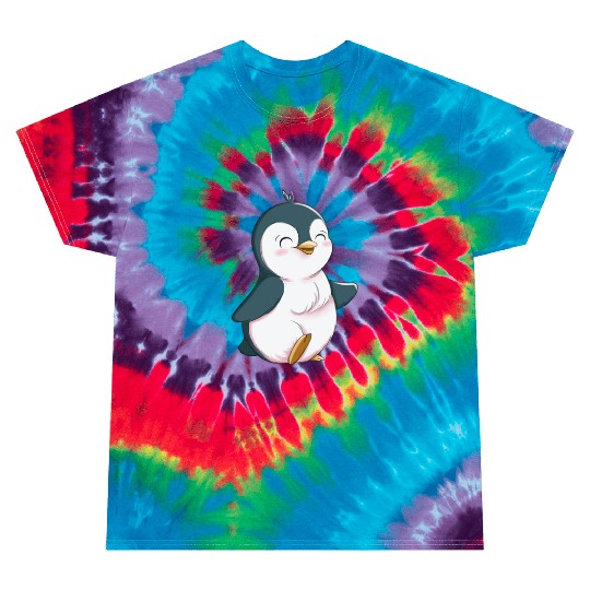 Cute Penguin Tie Dye T Shirts