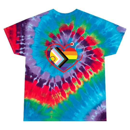 LGBTQ Doctor Nurse Pride Month Medical Clinic Tie Dye T Shirts