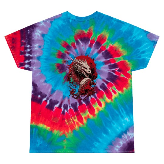 Japanese Dragon, Ghostly Tie Dye T Shirts